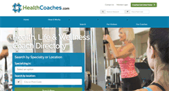 Desktop Screenshot of healthcoaches.com