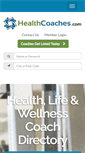 Mobile Screenshot of healthcoaches.com